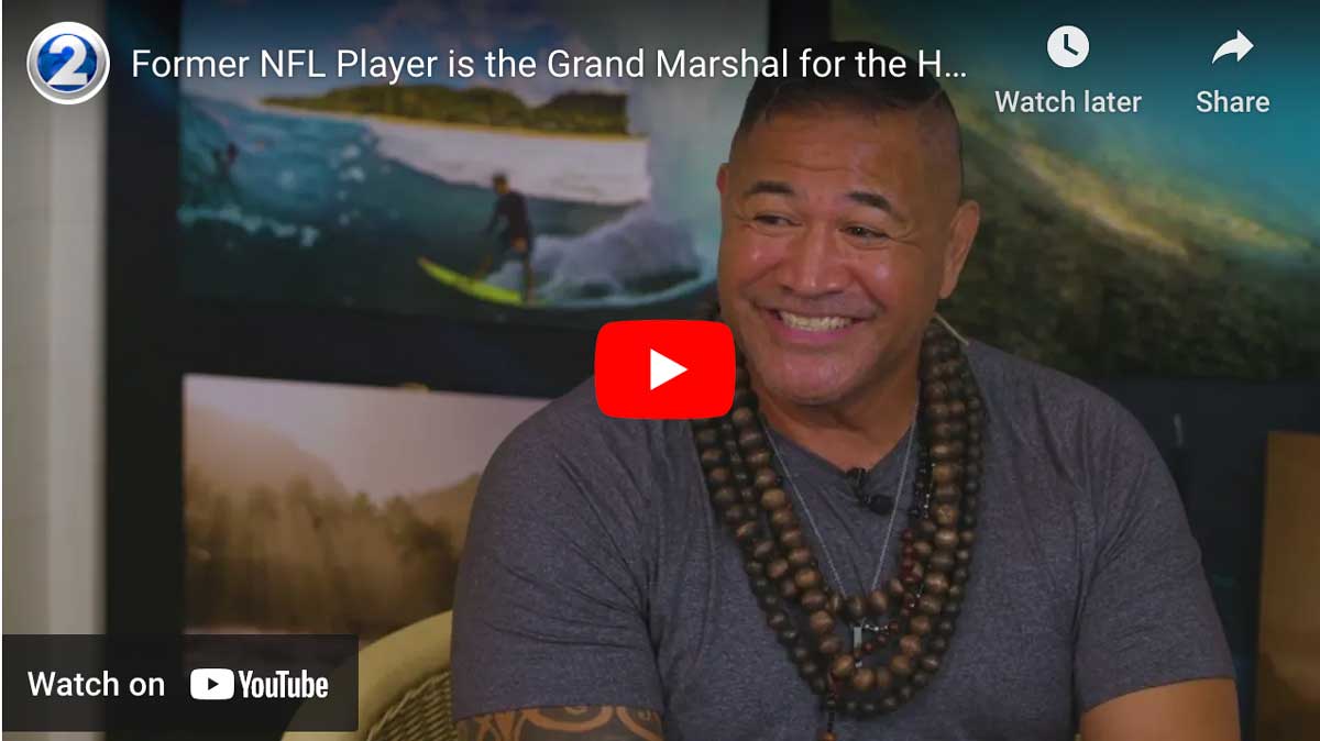 Esera Tuaolo 2022 Honolulu Pride Parade Grand Marshal