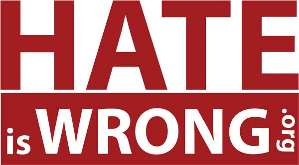 Hate Is Wrong Logo